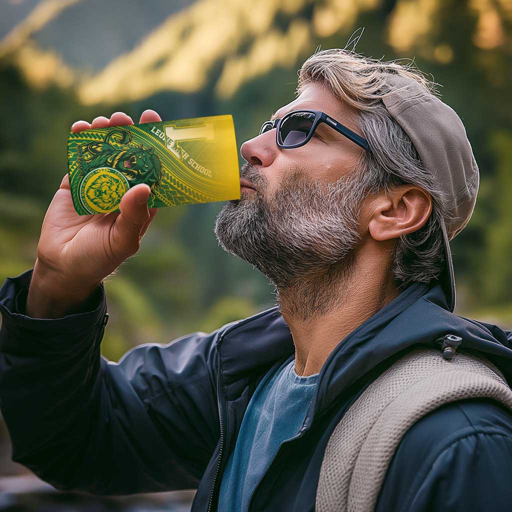 Personalized Leone High School 4 in 1 Can Cooler Tumbler Leone Lion