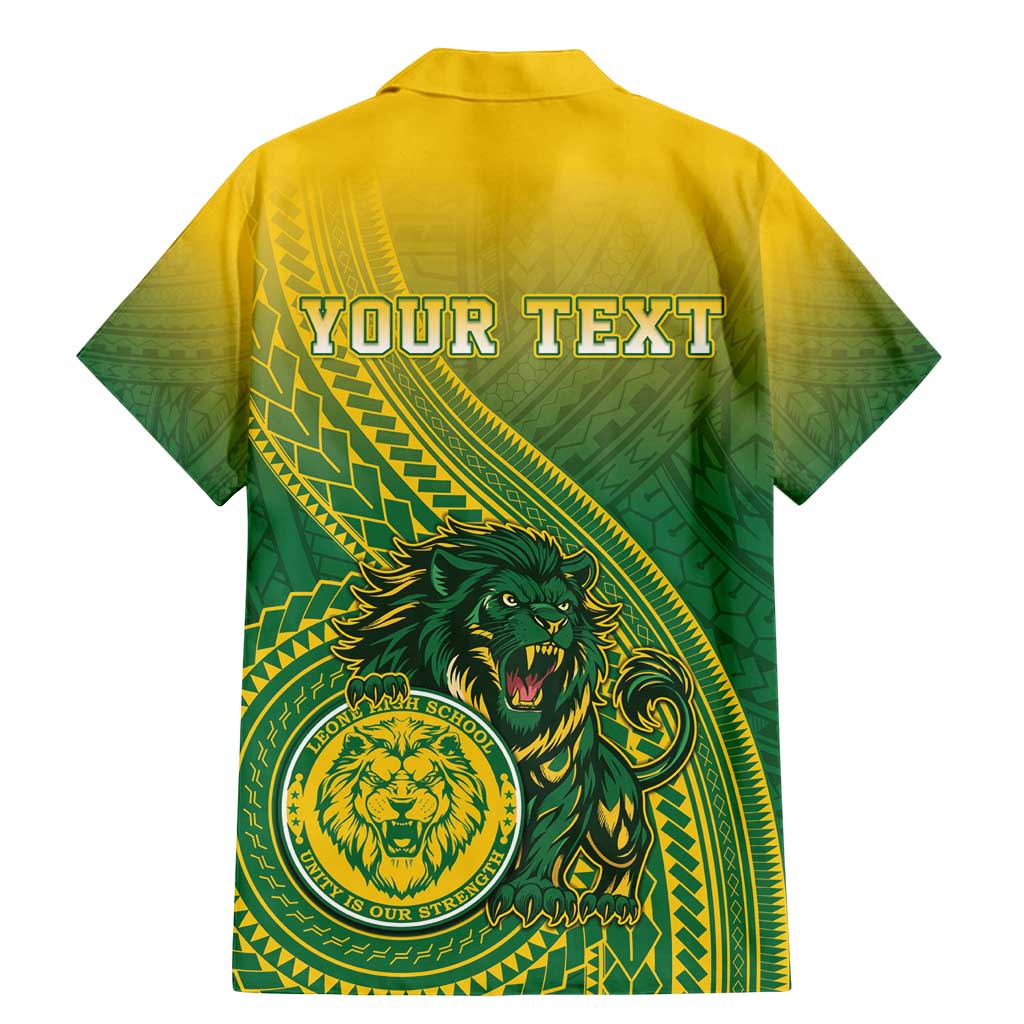 Personalized Leone High School Family Matching Mermaid Dress and Hawaiian Shirt Leone Lion