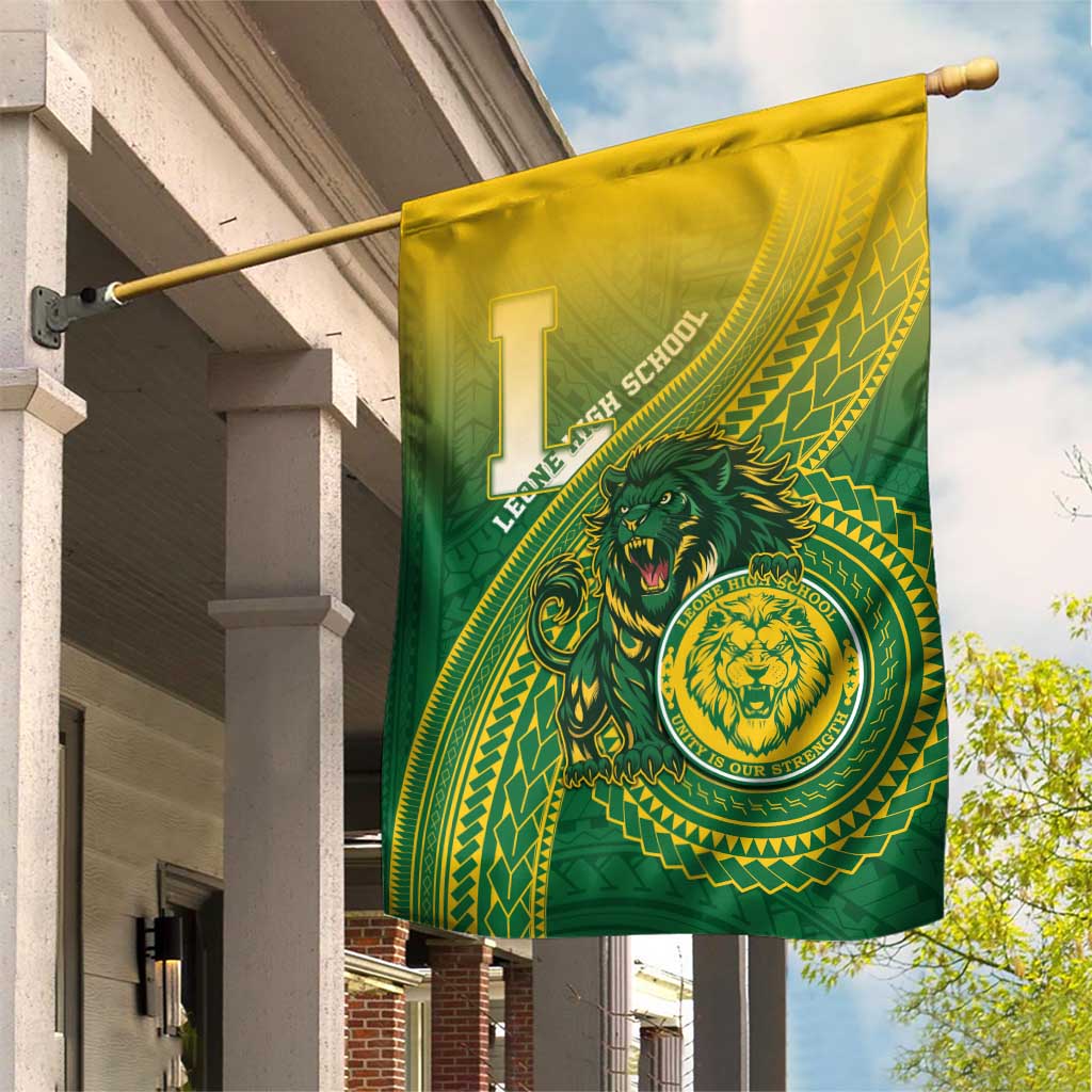 Leone High School Garden Flag Leone Lion