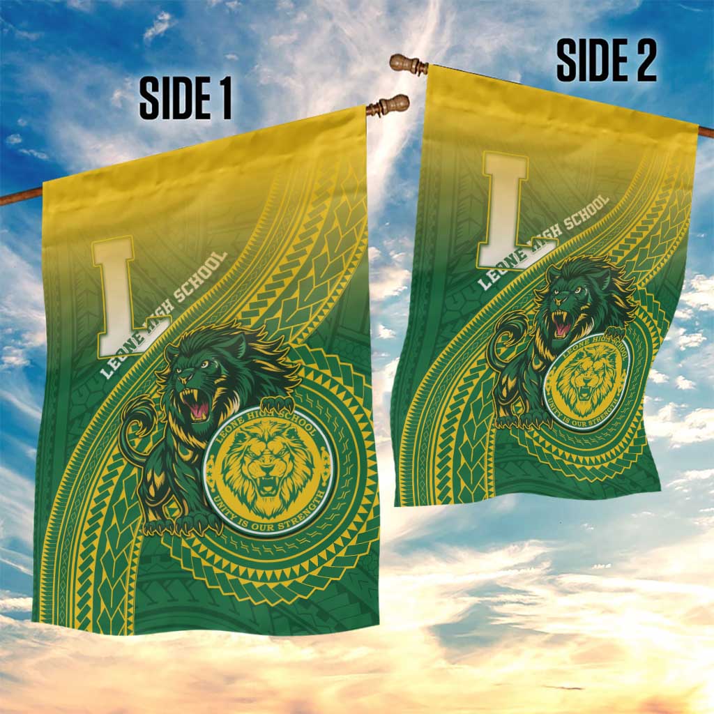 Leone High School Garden Flag Leone Lion