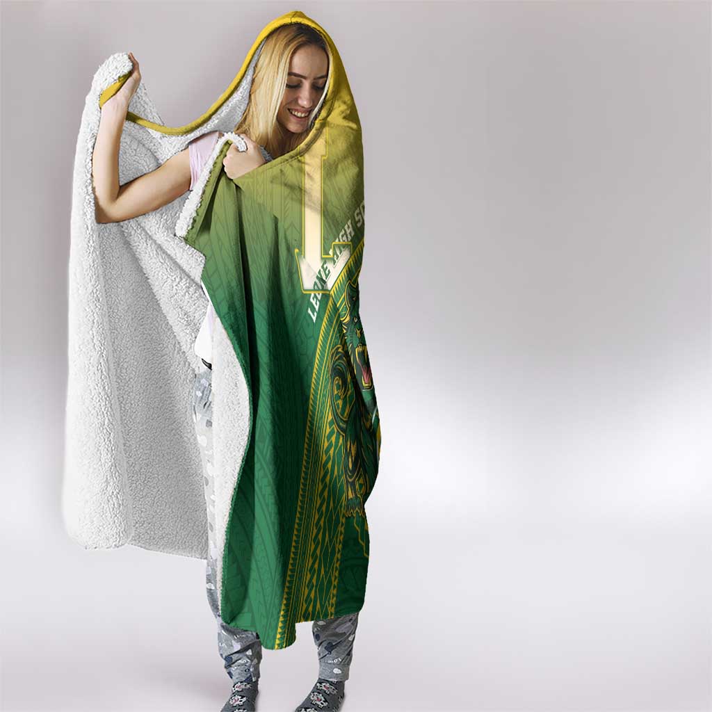 Leone High School Hooded Blanket Leone Lion LT05 - Polynesian Pride