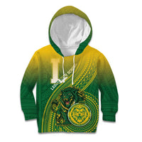 Personalized Leone High School Kid Hoodie Leone Lion LT05 Hoodie Green - Polynesian Pride