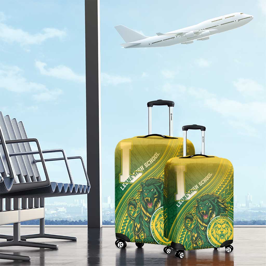 Leone High School Luggage Cover Leone Lion