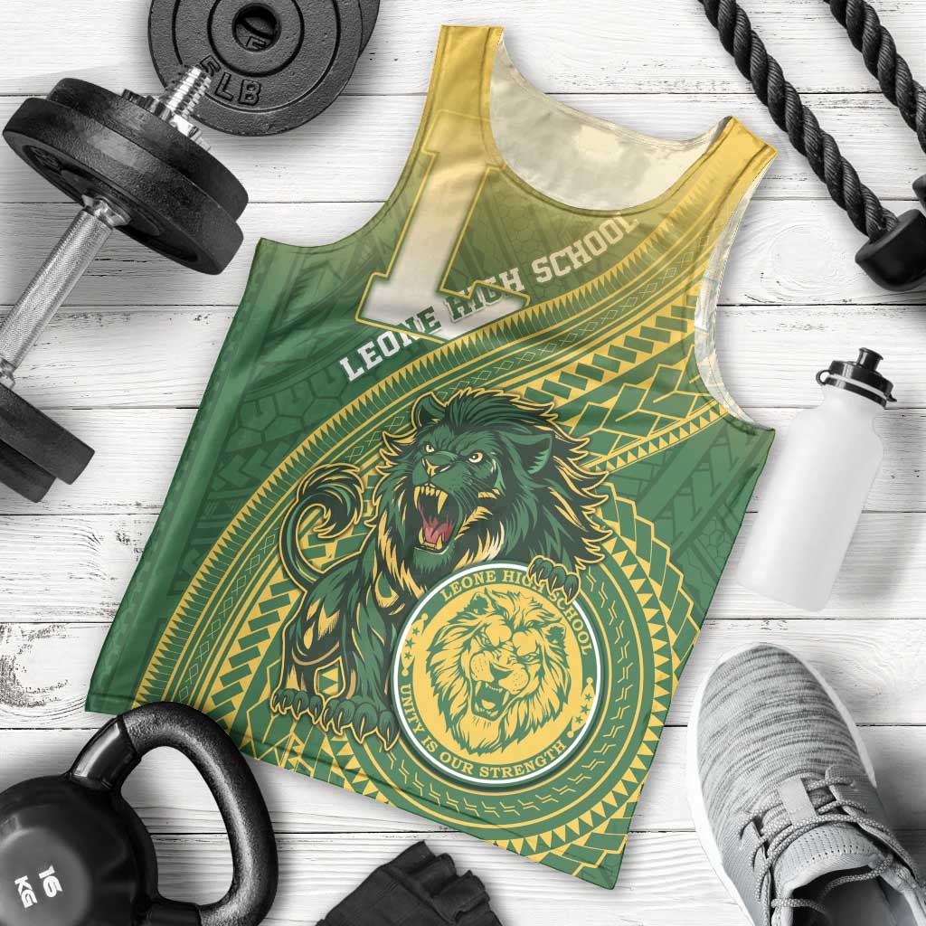 Personalized Leone High School Men Tank Top Leone Lion