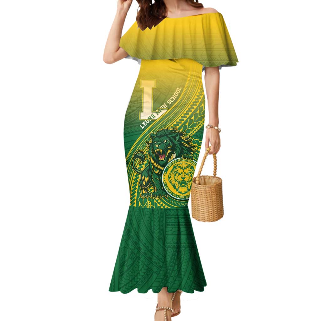 Personalized Leone High School Mermaid Dress Leone Lion