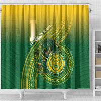 Leone High School Shower Curtain Leone Lion