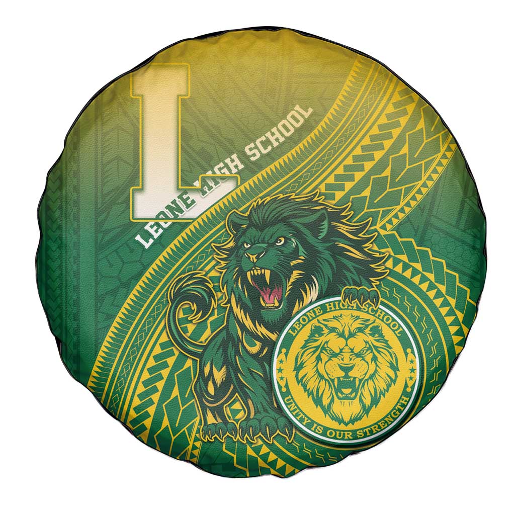 Leone High School Spare Tire Cover Leone Lion