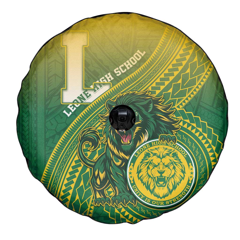 Leone High School Spare Tire Cover Leone Lion