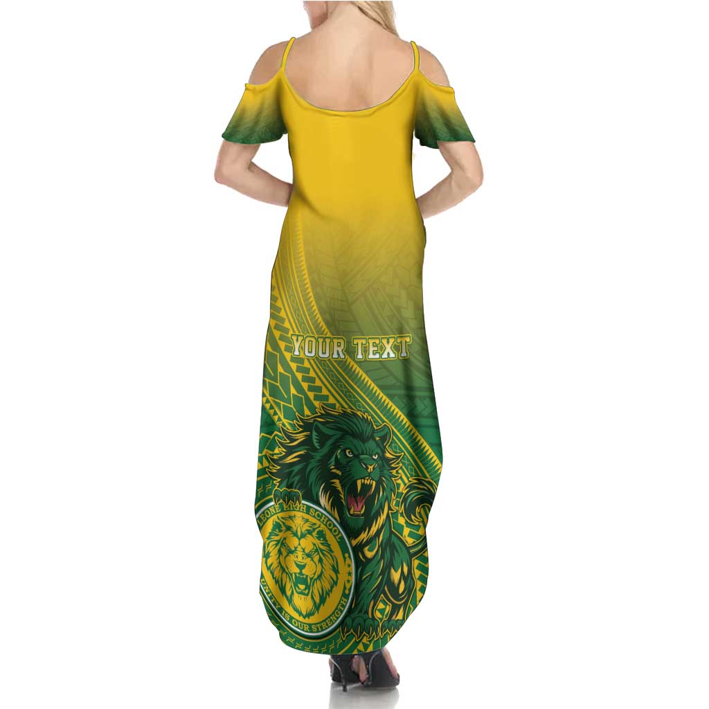 Personalized Leone High School Summer Maxi Dress Leone Lion