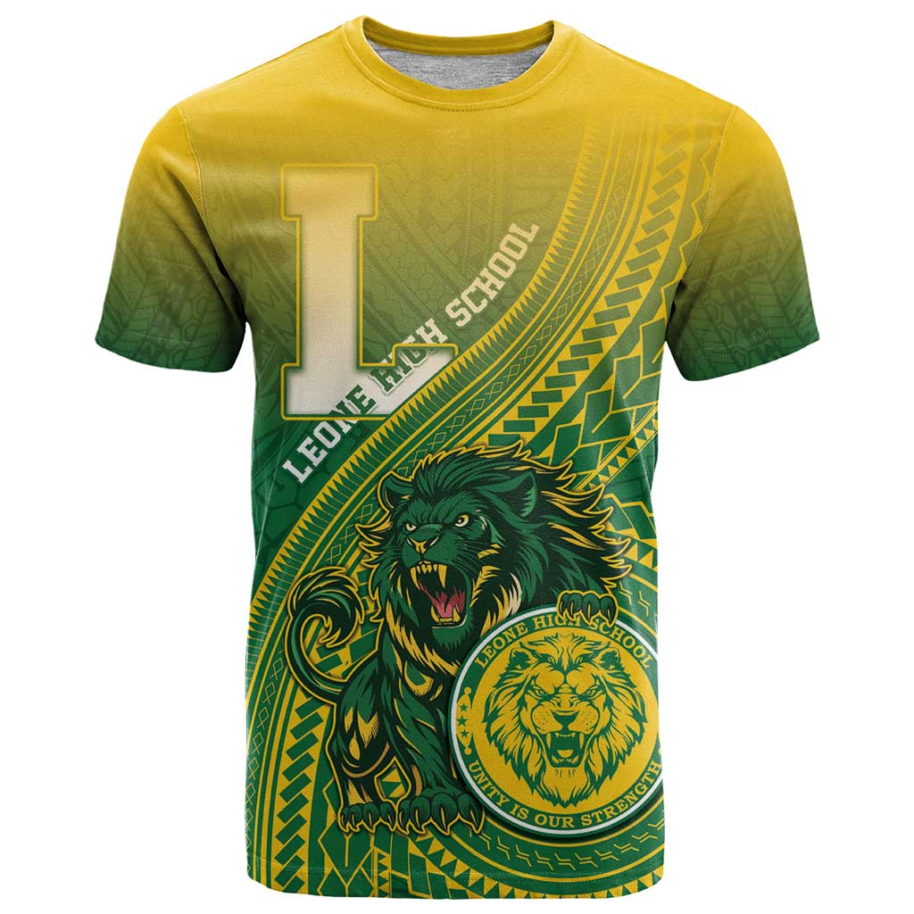 Personalized Leone High School T Shirt Leone Lion