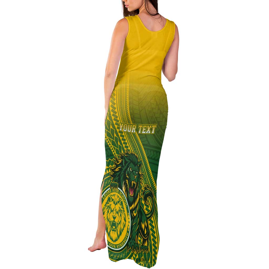 Personalized Leone High School Tank Maxi Dress Leone Lion
