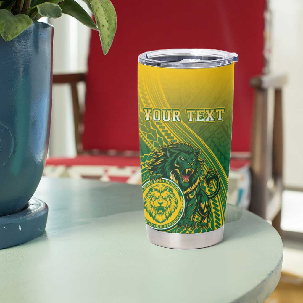 Personalized Leone High School Tumbler Cup Leone Lion