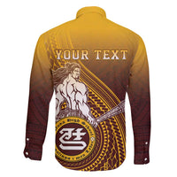 Personalized Tafuna High School Family Matching Tank Maxi Dress and Hawaiian Shirt Polynesian Warrior