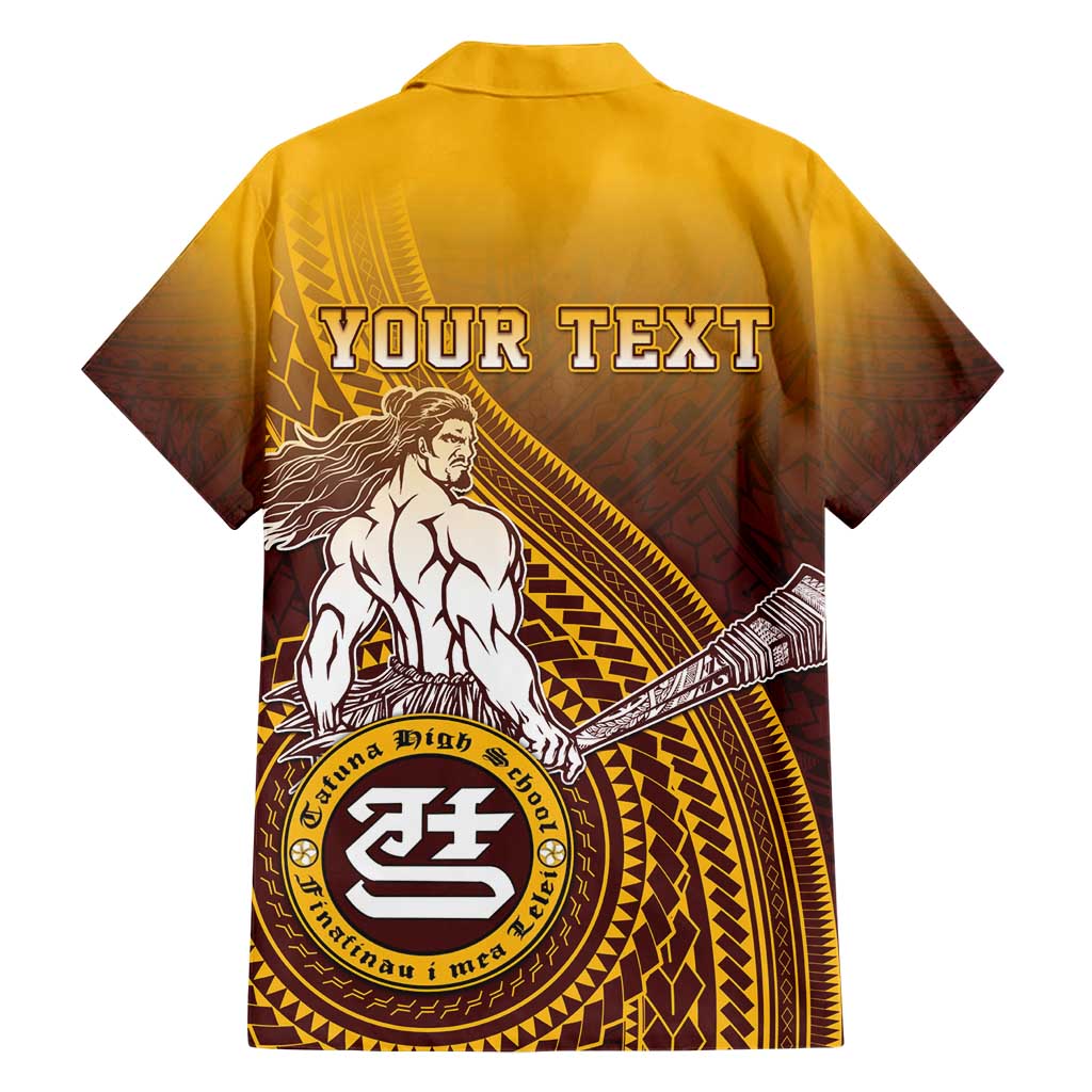 Personalized Tafuna High School Hawaiian Shirt Polynesian Warrior LT05 - Polynesian Pride