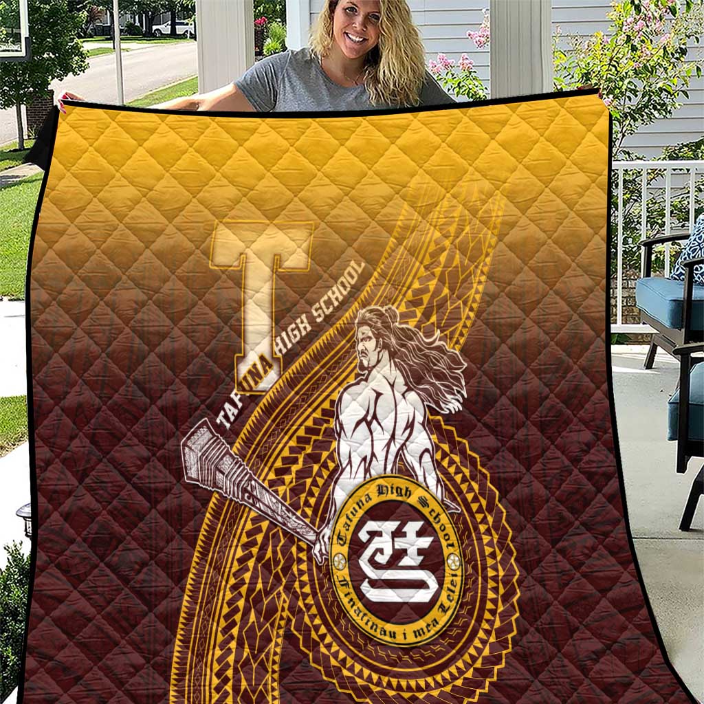 Tafuna High School Quilt Polynesian Warrior