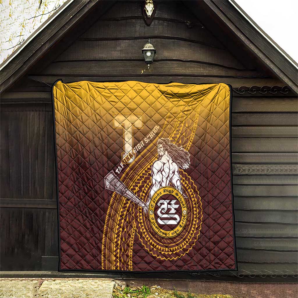 Tafuna High School Quilt Polynesian Warrior