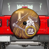 Tafuna High School Spare Tire Cover Polynesian Warrior