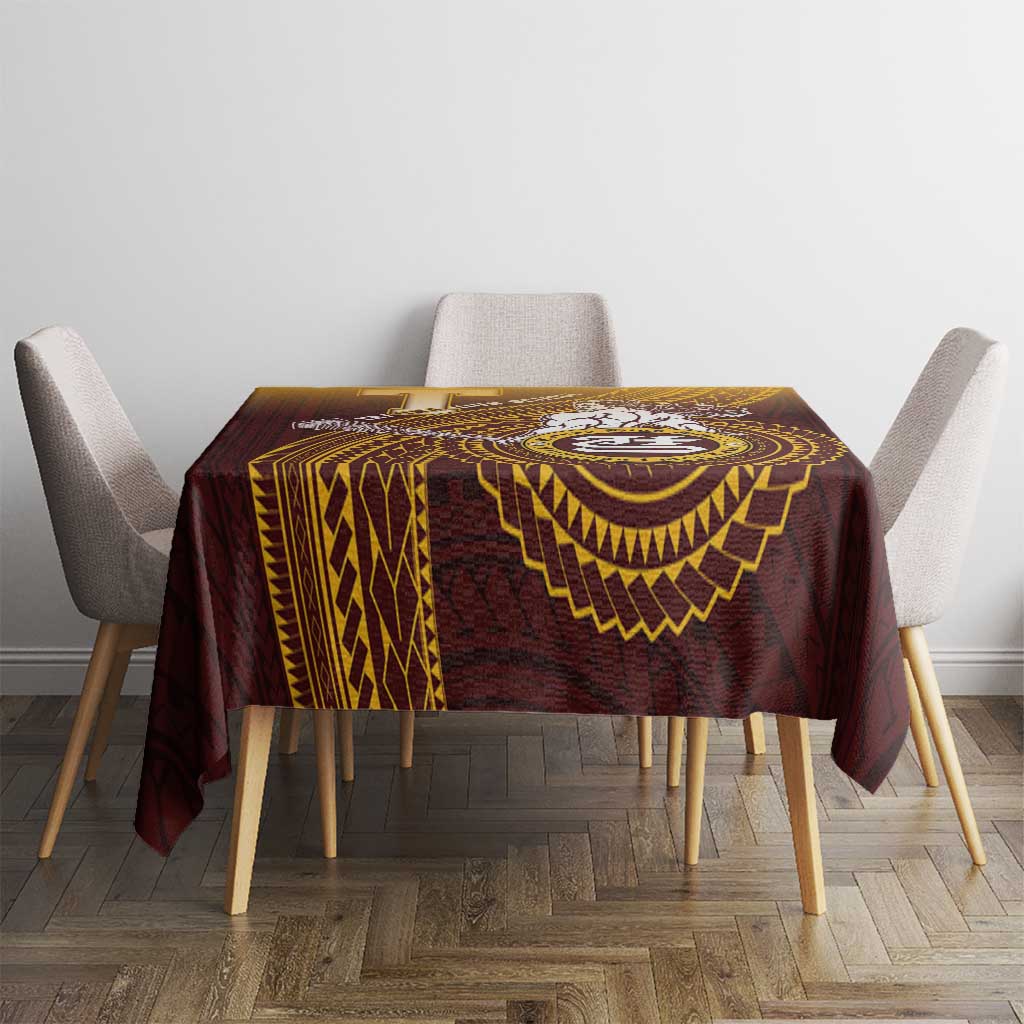 Tafuna High School Tablecloth Polynesian Warrior