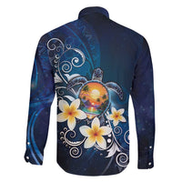 Hawaii Honu Family Matching Puletasi and Hawaiian Shirt Polynesian Curves Plumeria - Polynesian Pride