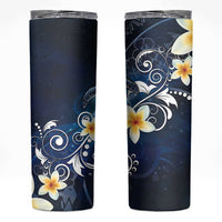Hawaii Honu Skinny Tumbler Polynesian Curves Plumeria - Polynesian Pride