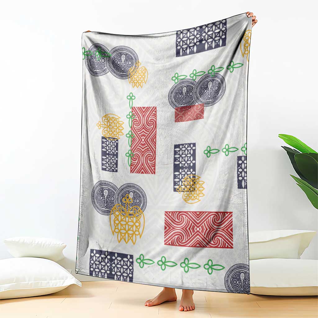 Vintage Lapita Blanket Iconic Double Face Pattern