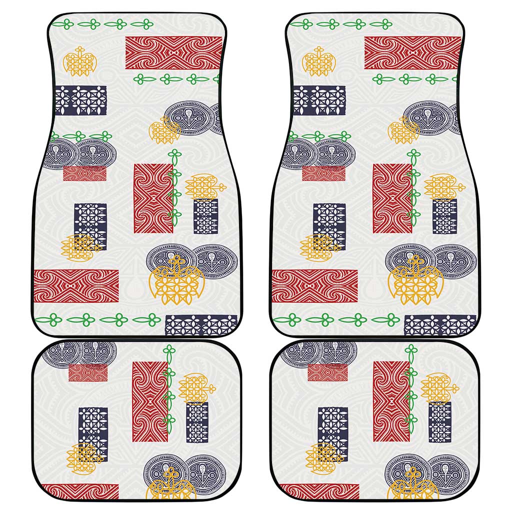 Vintage Lapita Car Mats Iconic Double Face Pattern
