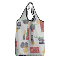 Vintage Lapita Grocery Bag Iconic Double Face Pattern