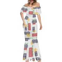 Vintage Lapita Mermaid Dress Iconic Double Face Pattern