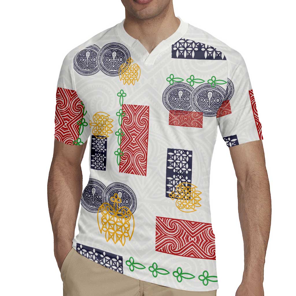 Vintage Lapita Rugby Jersey Iconic Double Face Pattern