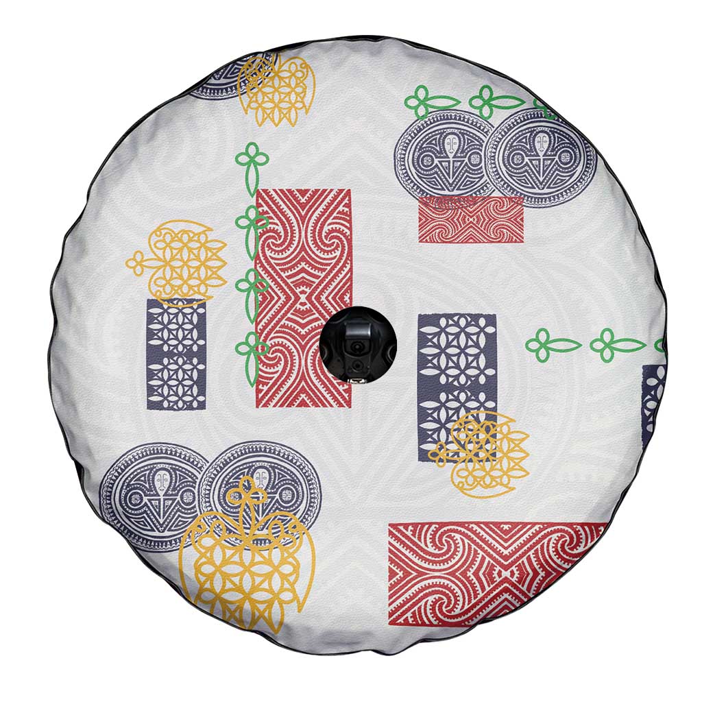 Vintage Lapita Spare Tire Cover Iconic Double Face Pattern