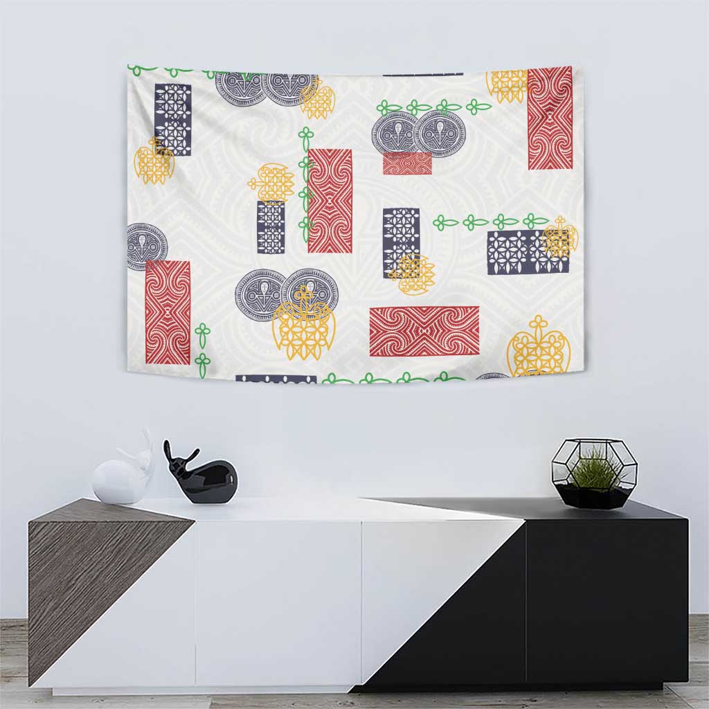Vintage Lapita Tapestry Iconic Double Face Pattern