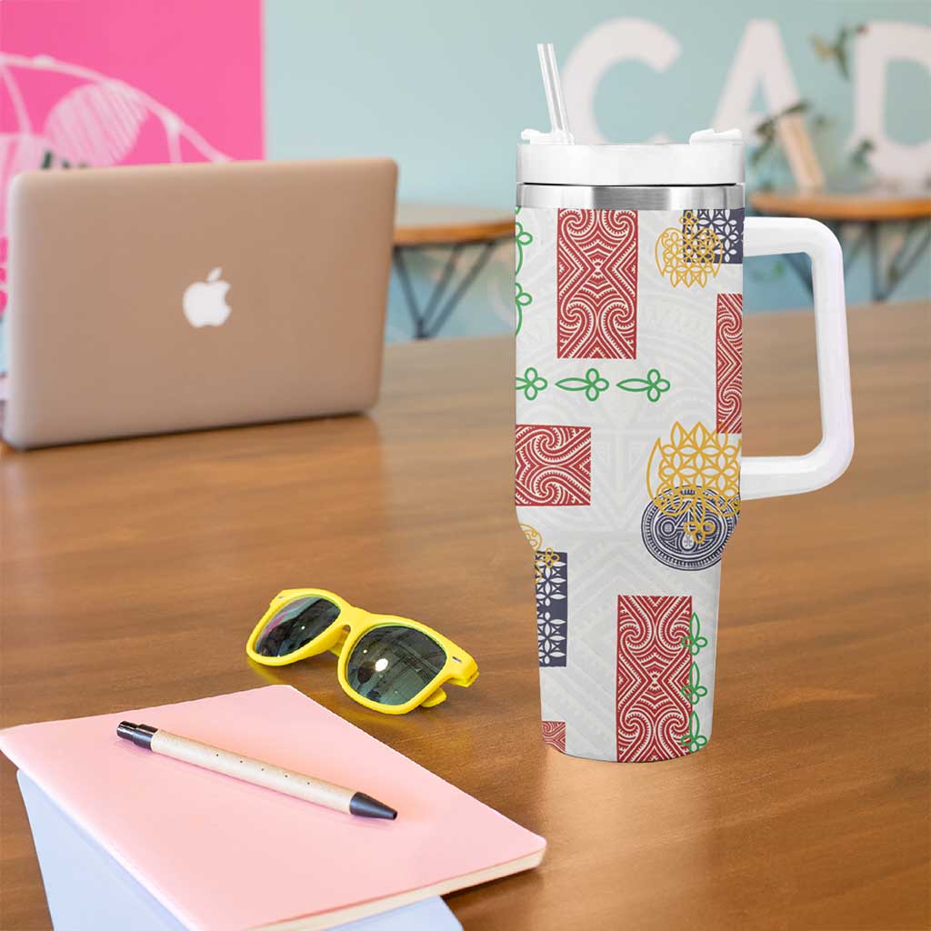 Vintage Lapita Tumbler With Handle Iconic Double Face Pattern