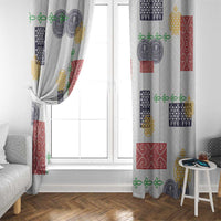 Vintage Lapita Window Curtain Iconic Double Face Pattern