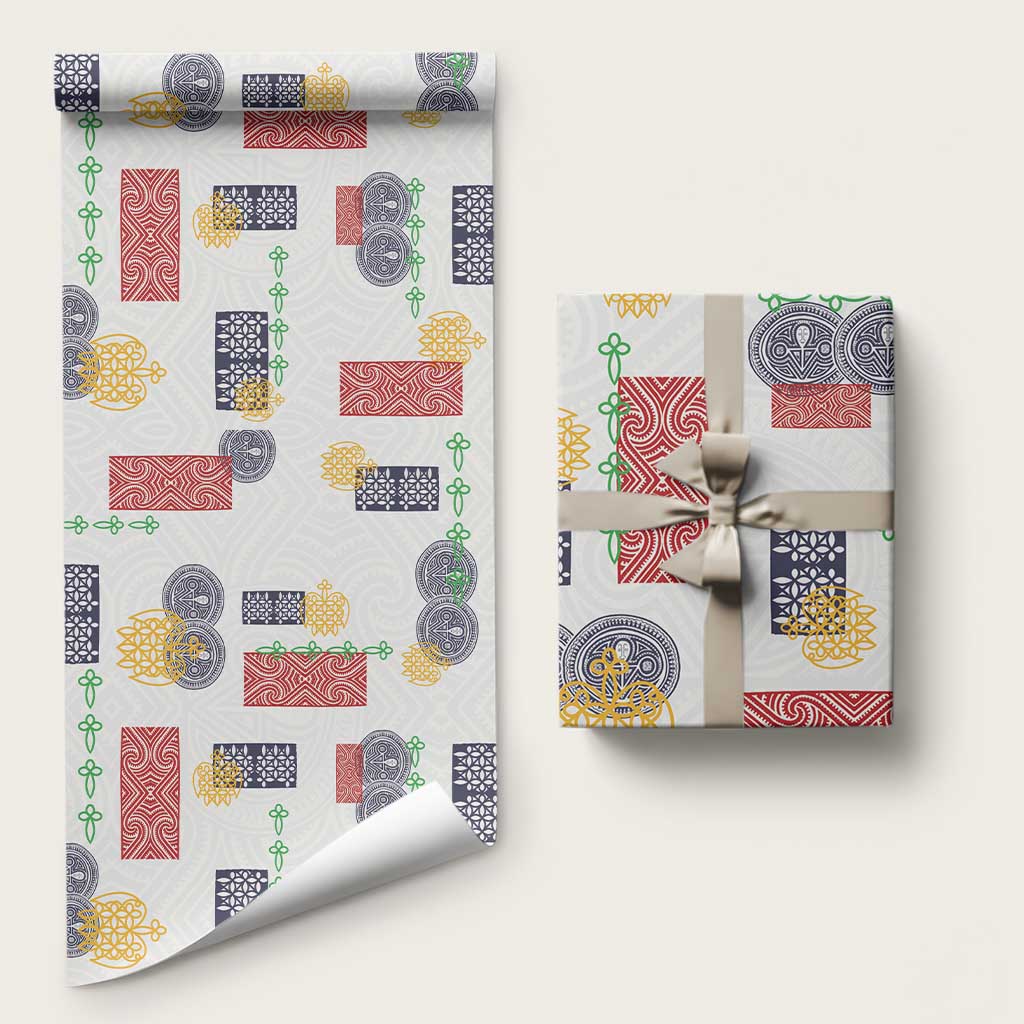 Vintage Lapita Wrapping Paper Iconic Double Face Pattern - Polynesian Pride