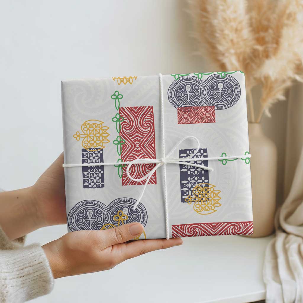 Vintage Lapita Wrapping Paper Iconic Double Face Pattern - Polynesian Pride