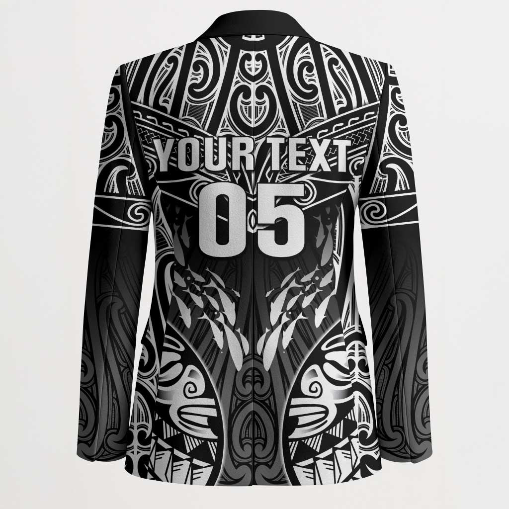 Custom New Zealand Fishing Blazer Aotearoa Maori Koru LT05 - Polynesian Pride