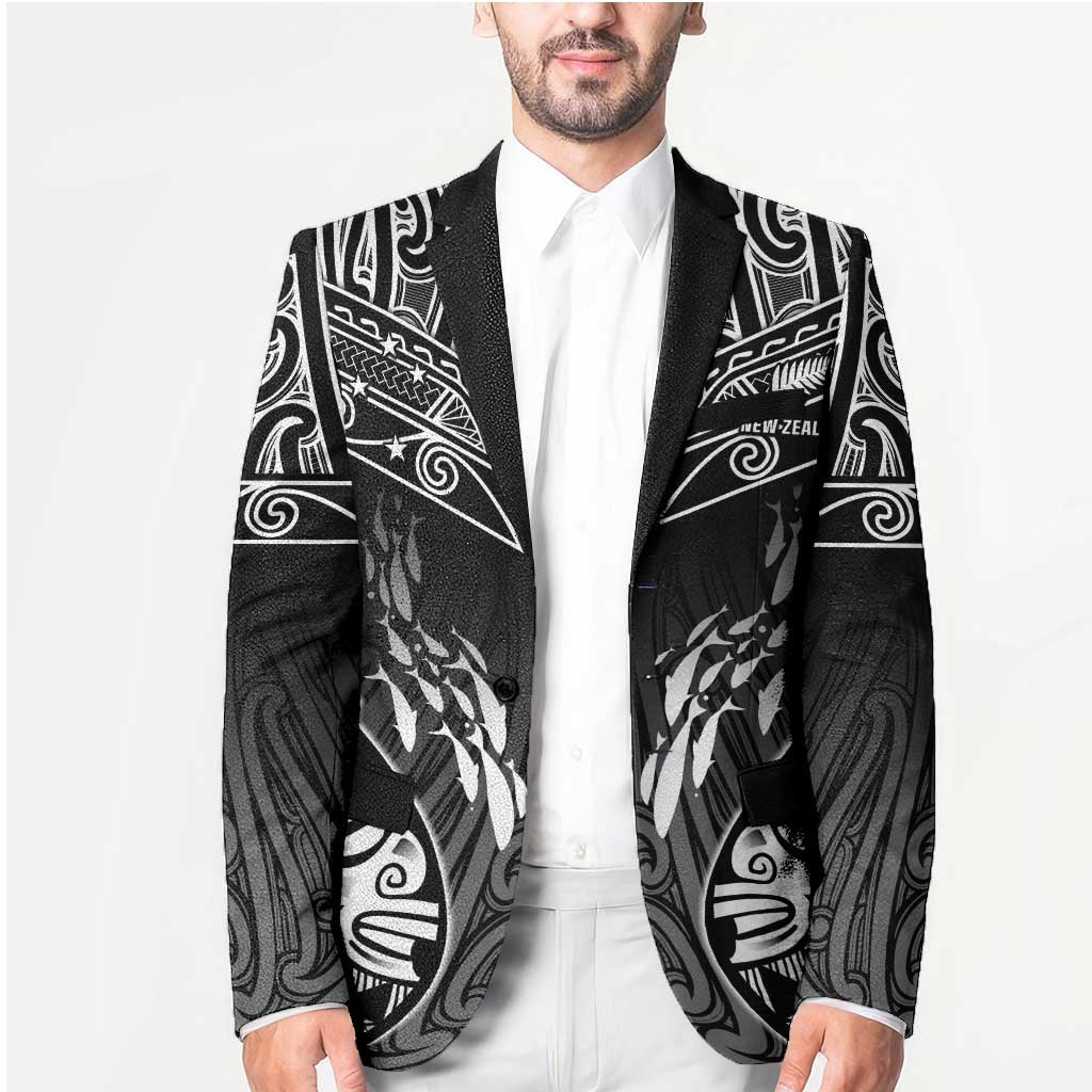 Custom New Zealand Fishing Blazer Aotearoa Maori Koru LT05 - Polynesian Pride