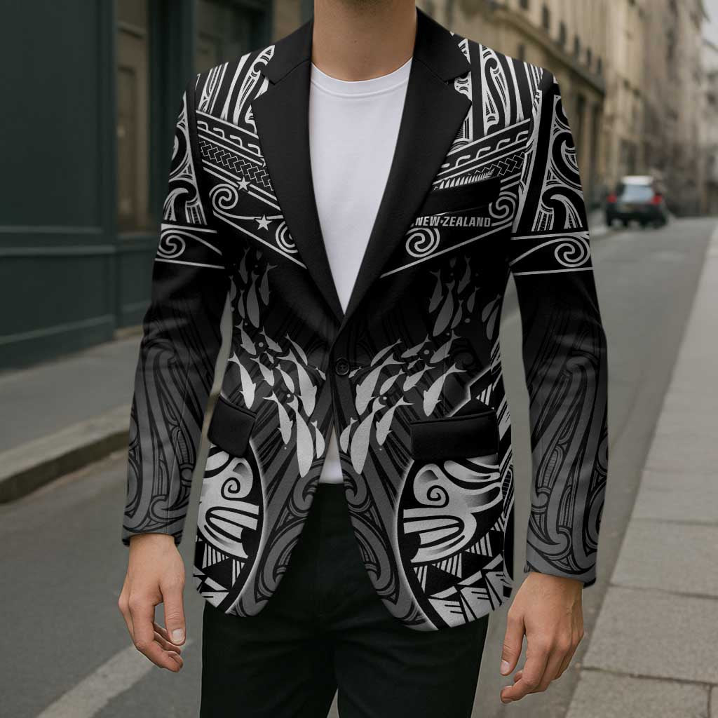 Custom New Zealand Fishing Blazer Aotearoa Maori Koru LT05 - Polynesian Pride