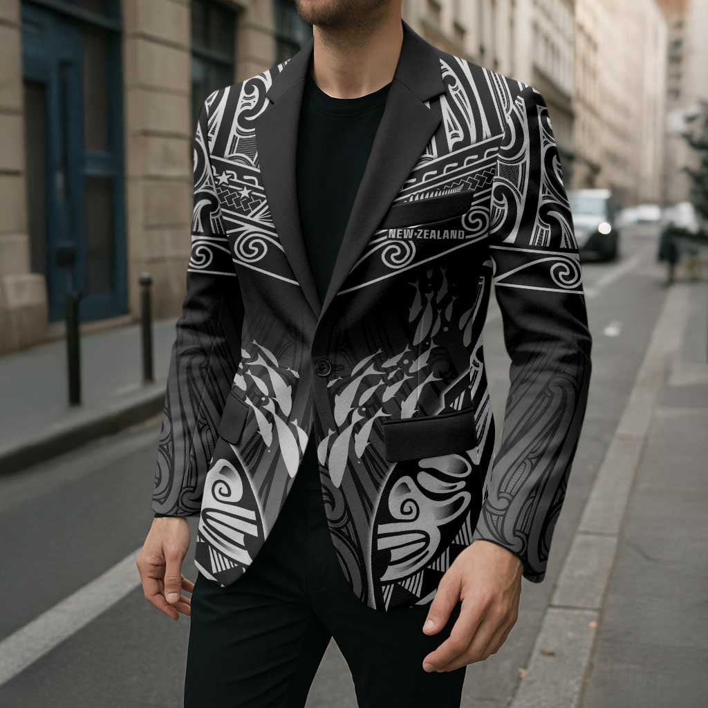 Custom New Zealand Fishing Blazer Aotearoa Maori Koru LT05 - Polynesian Pride