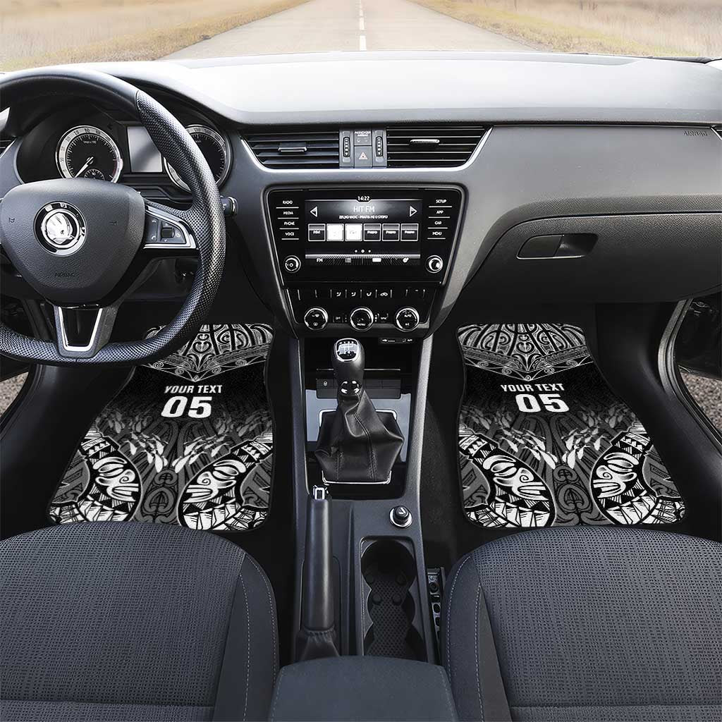 Custom New Zealand Fishing Car Mats Aotearoa Maori Koru - Polynesian Pride