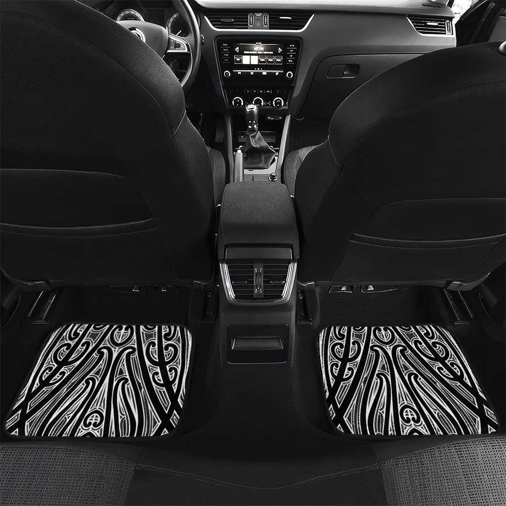 Custom New Zealand Fishing Car Mats Aotearoa Maori Koru - Polynesian Pride