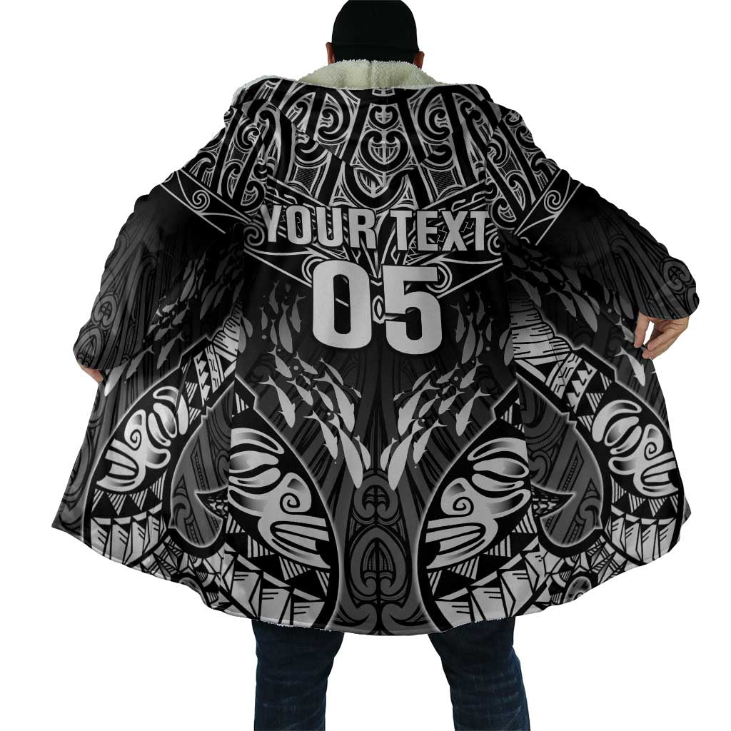 Custom New Zealand Fishing Cloak Aotearoa Maori Koru - Polynesian Pride
