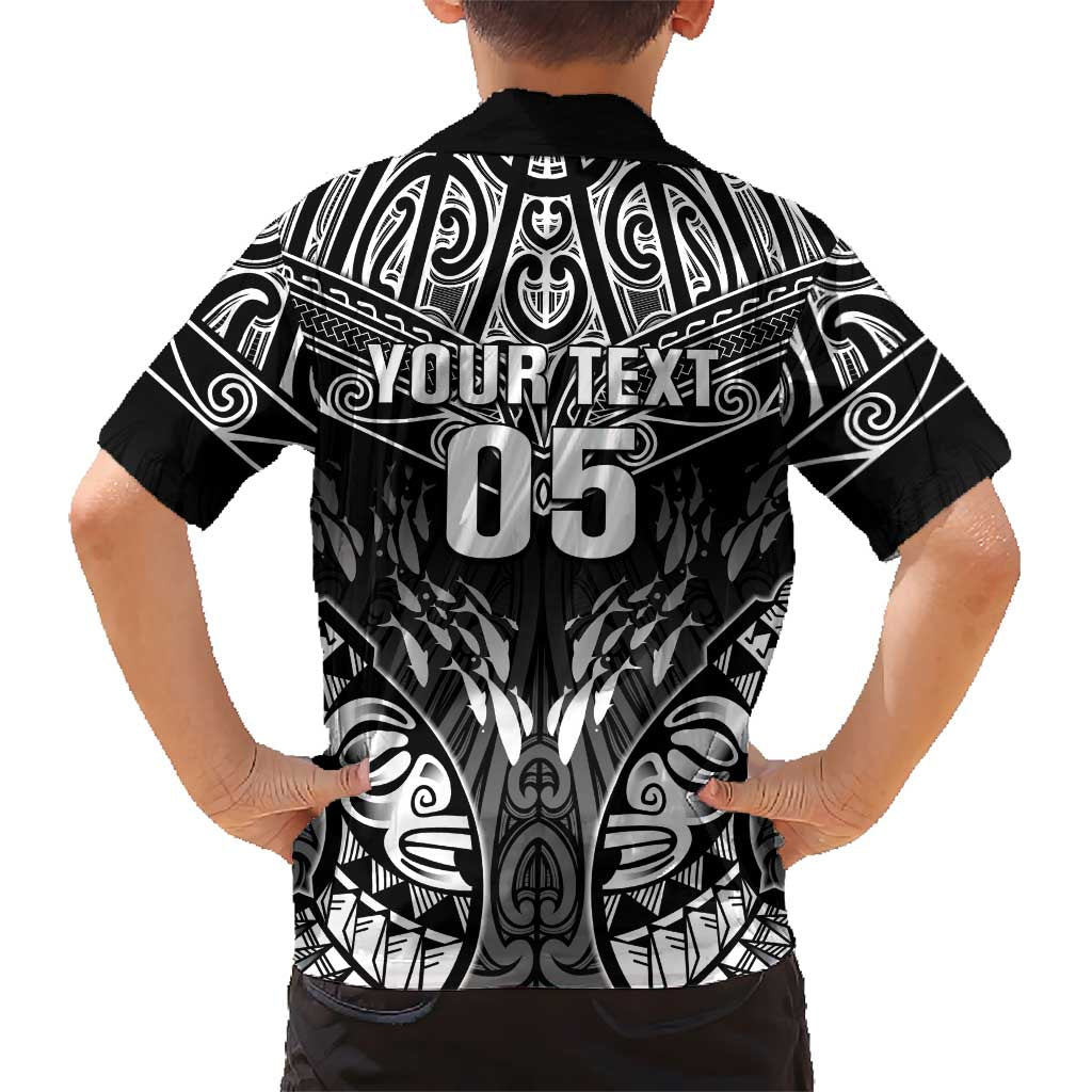Custom New Zealand Fishing Family Matching Mermaid Dress and Hawaiian Shirt Aotearoa Maori Koru LT05 - Polynesian Pride