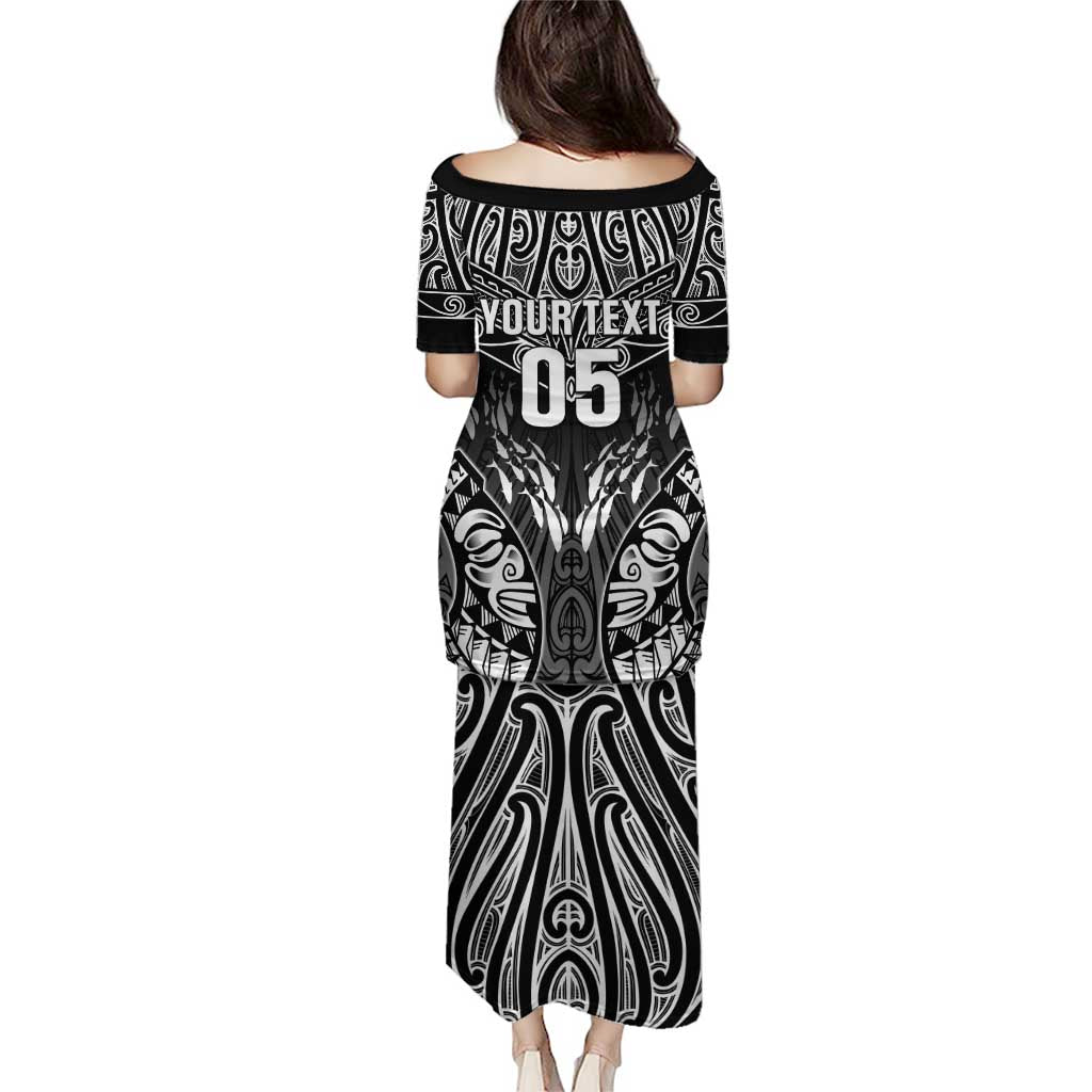 Custom New Zealand Fishing Family Matching Puletasi and Hawaiian Shirt Aotearoa Maori Koru - Polynesian Pride
