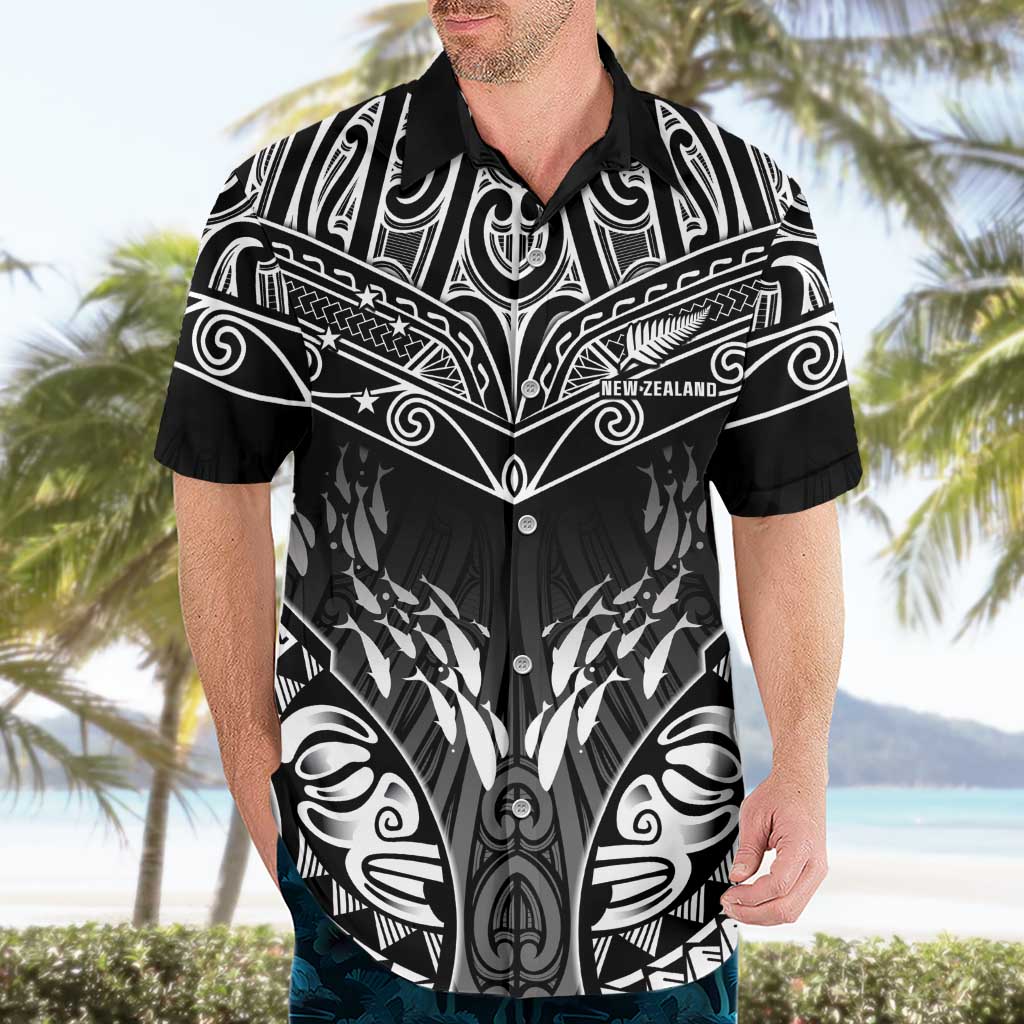 Custom New Zealand Fishing Hawaiian Shirt Aotearoa Maori Koru - Polynesian Pride