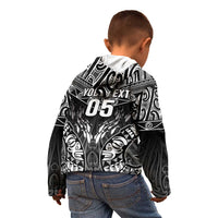 Custom New Zealand Fishing Kid Hoodie Aotearoa Maori Koru - Polynesian Pride