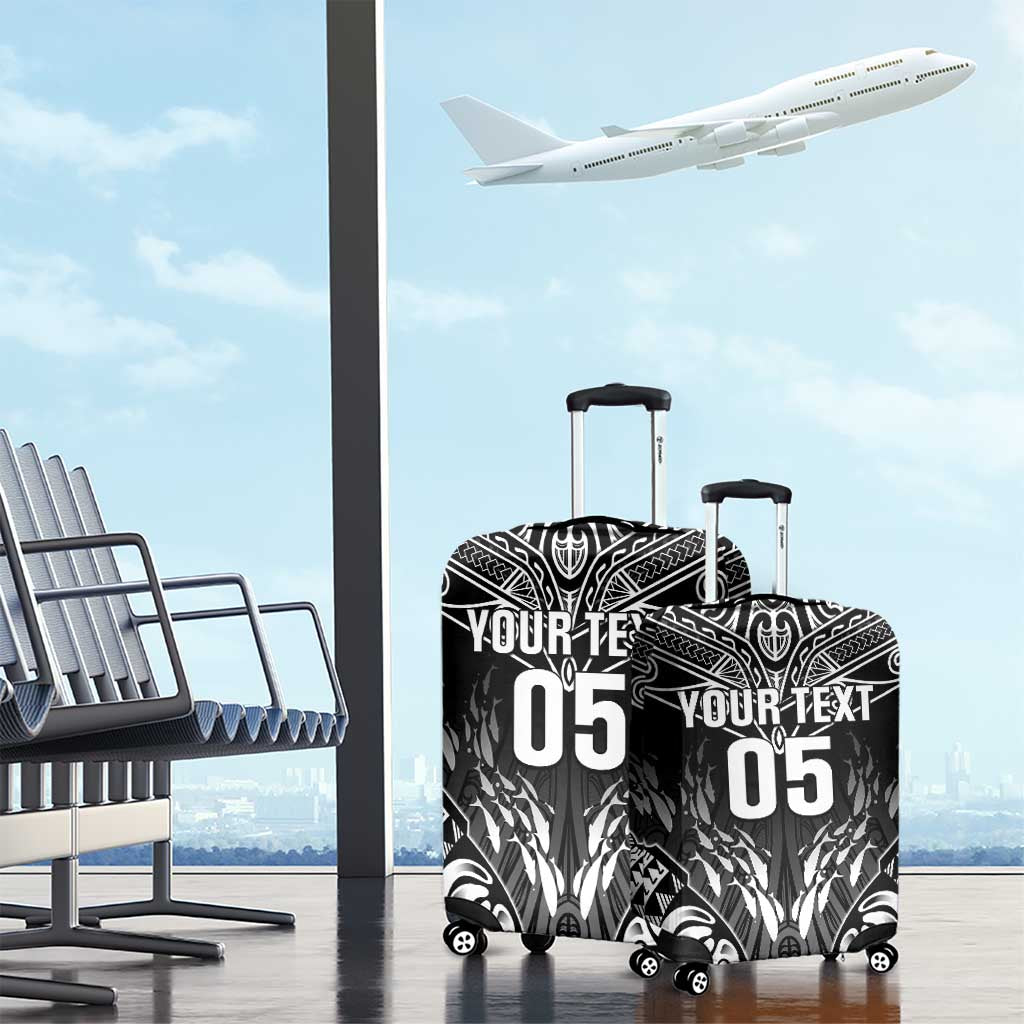 Custom New Zealand Fishing Luggage Cover Aotearoa Maori Koru - Polynesian Pride