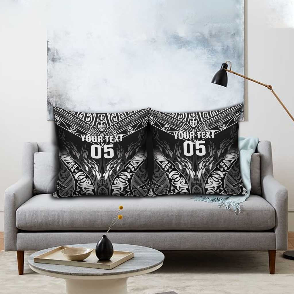 Custom New Zealand Fishing Pillow Cover Aotearoa Maori Koru - Polynesian Pride
