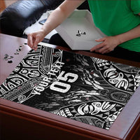 Custom New Zealand Fishing Puzzle Aotearoa Maori Koru LT05 - Polynesian Pride