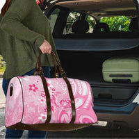Memorial Pink Breast Cancer Awareness Travel Bag Plumeria Floral Tribal Pattern LT05 - Polynesian Pride